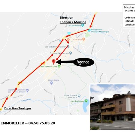 Appartement Renove Aux Gets, Proche Centre Et Telecabines, 1 Chambre + Mezzanine, Parking Inclus - Fr-1-623-54 Ле-Же Екстер'єр фото